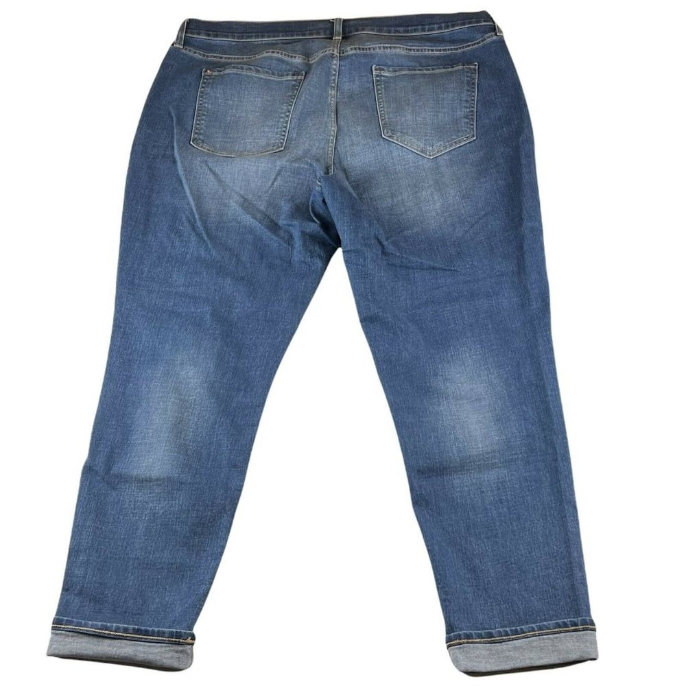 Old Navy Jeans Womens Size 16 Blue Boyfriend Skinny High Rise Pants - Picture 3 of 11